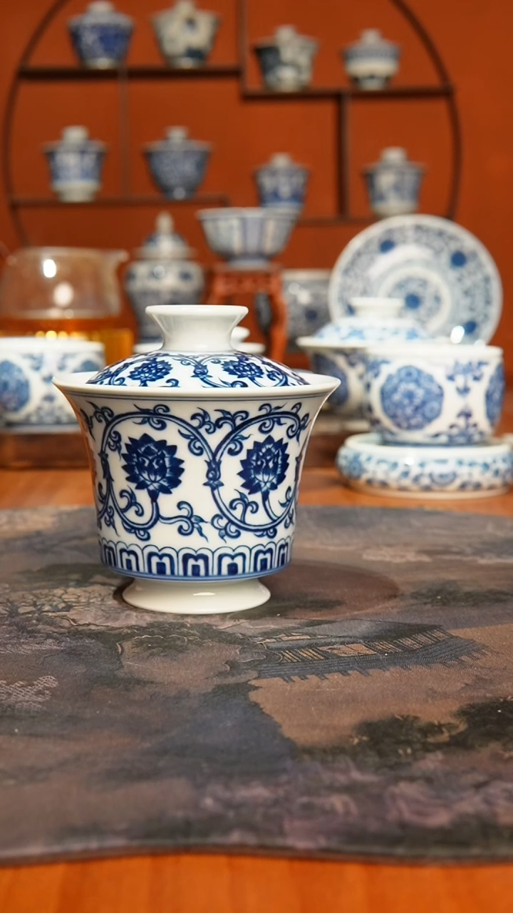 【闪购商品】景德镇镹曰陶柴窑手工手绘