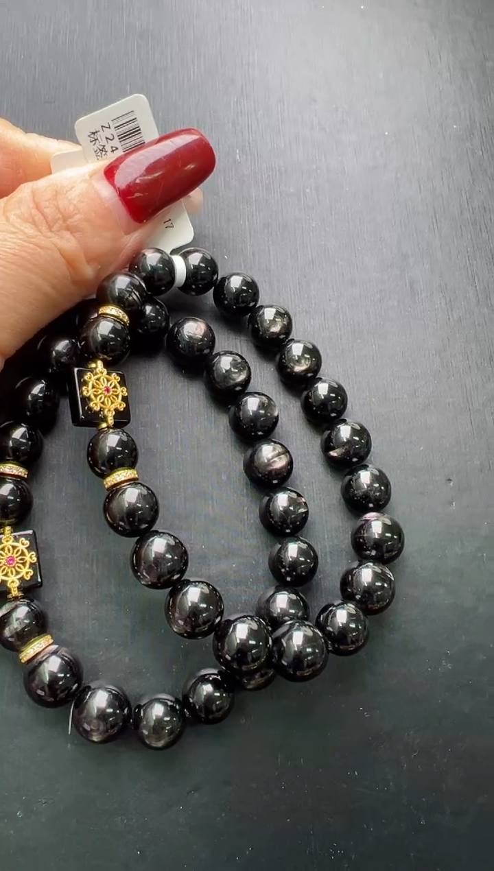 【闪购商品】辉石手串未镶嵌金运石石来运转手串多样性发一Z24425