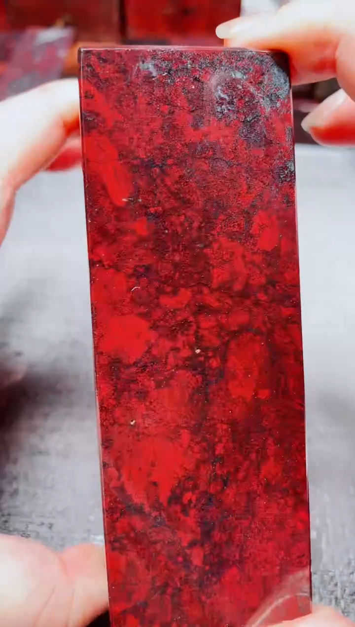 玉桂林鸡血玉素章--26