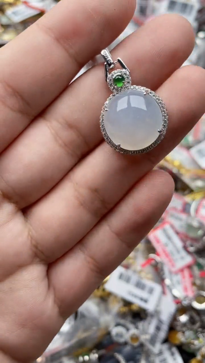 【闪购商品】翡翠戒指银S925镶嵌11111---9