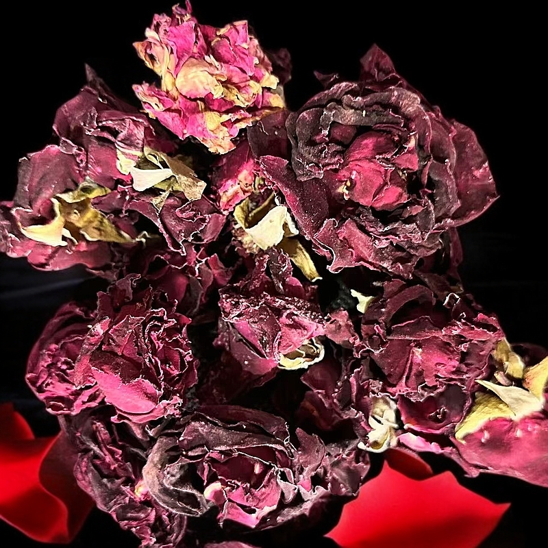 【仓库满了，清仓捡漏】云南墨红玫瑰高花青素 100g