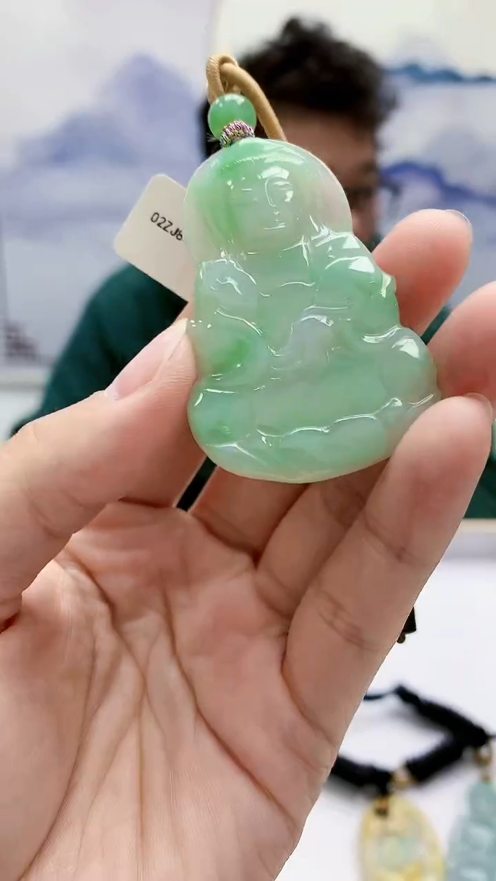 未镶嵌定制翡翠5175lr-毛货挂件41