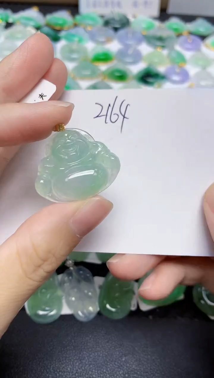 翡翠未镶嵌颈饰天然缅甸翡翠A货