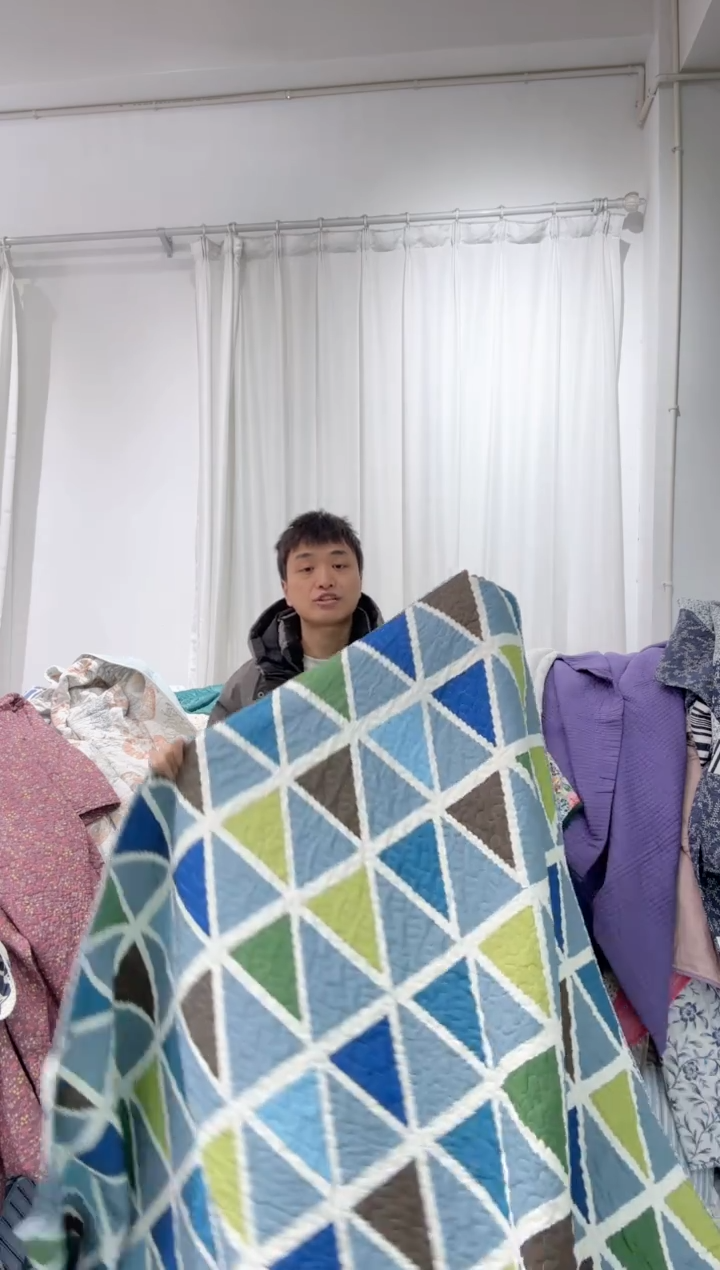 棉200*220纯棉床盖79号微瑕