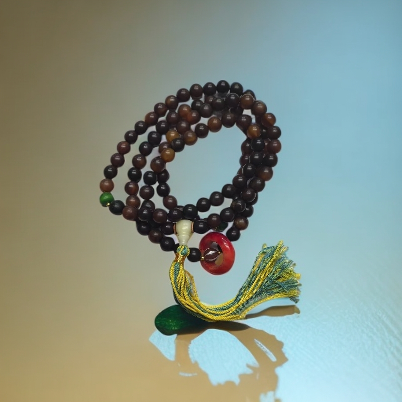 【照耀千秋 尽耀光芒】A577黑老大龙髓项链