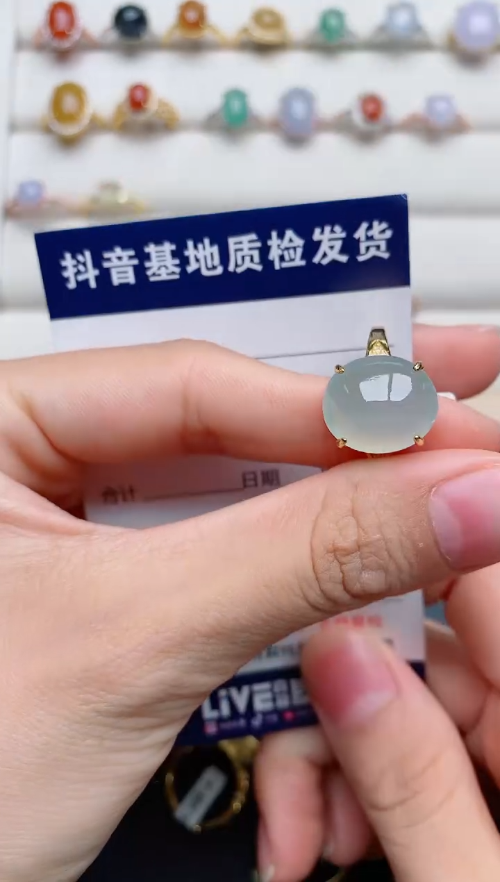 【闪购商品】翡翠戒指银S925镶嵌........