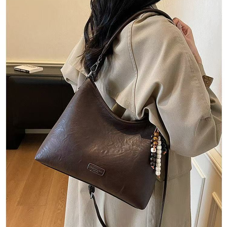 包包腋下包女斜挎包女式复古大容量单肩托特包包上班通勤秋冬女包