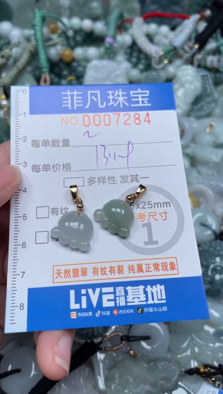 【闪购商品】翡翠颈饰未镶嵌00..7284