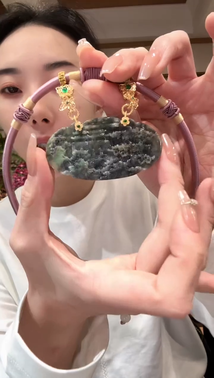 【闪购商品】翡翠颈饰未镶嵌国风