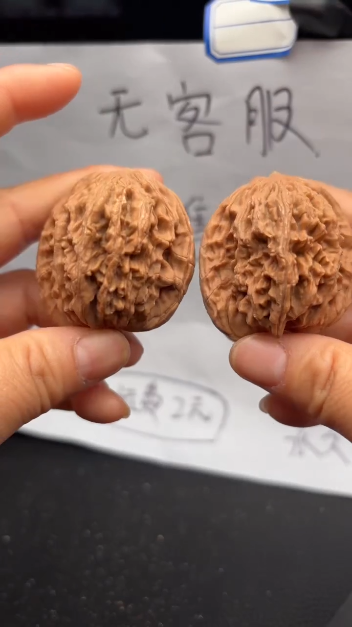 把件文玩核桃810虎头