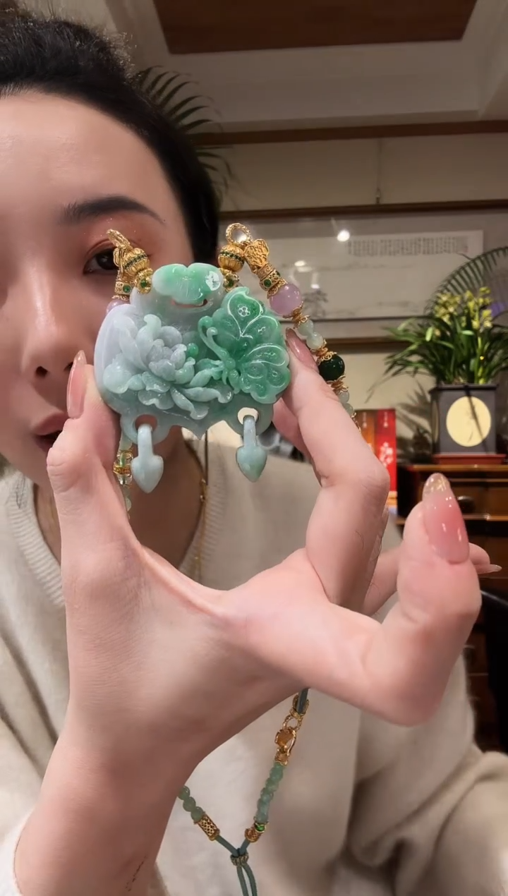 【闪购商品】翡翠颈饰未镶嵌国风