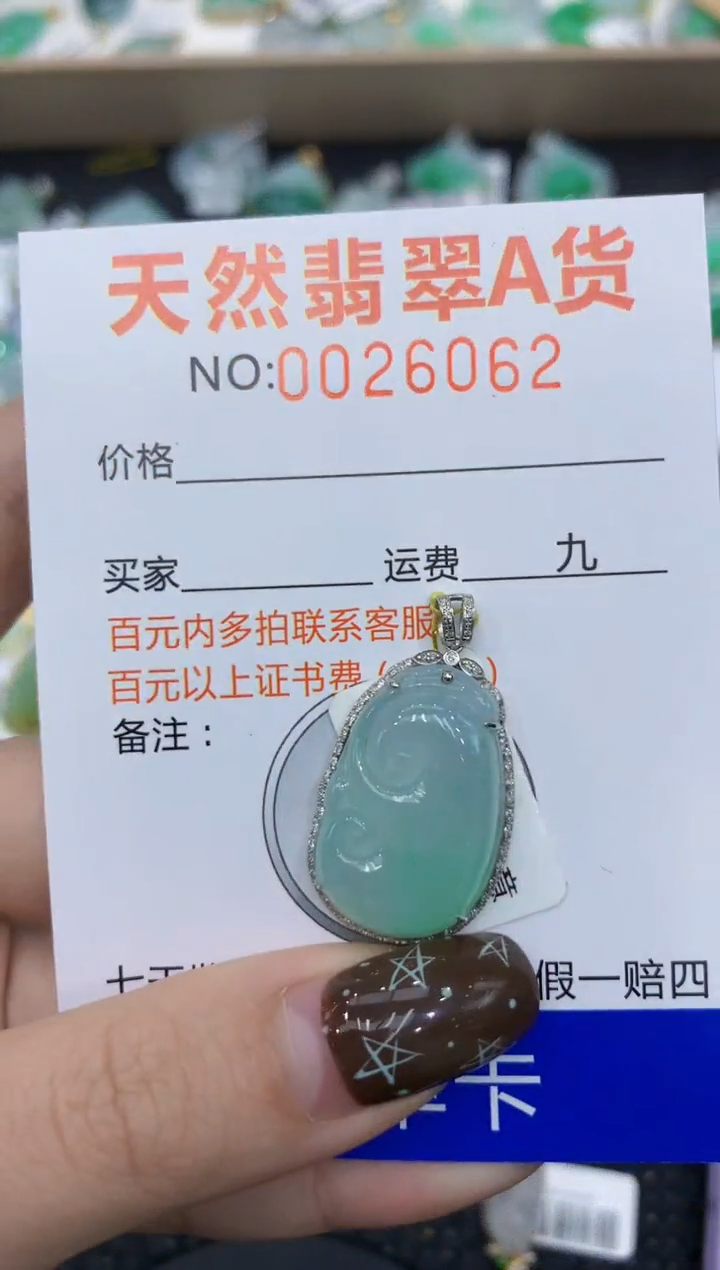 【闪购商品】翡翠颈饰18K金镶嵌11111111111