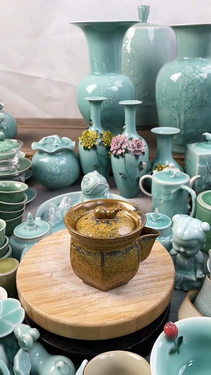 【闪购商品】特价福利 微瑕 慧仙青瓷