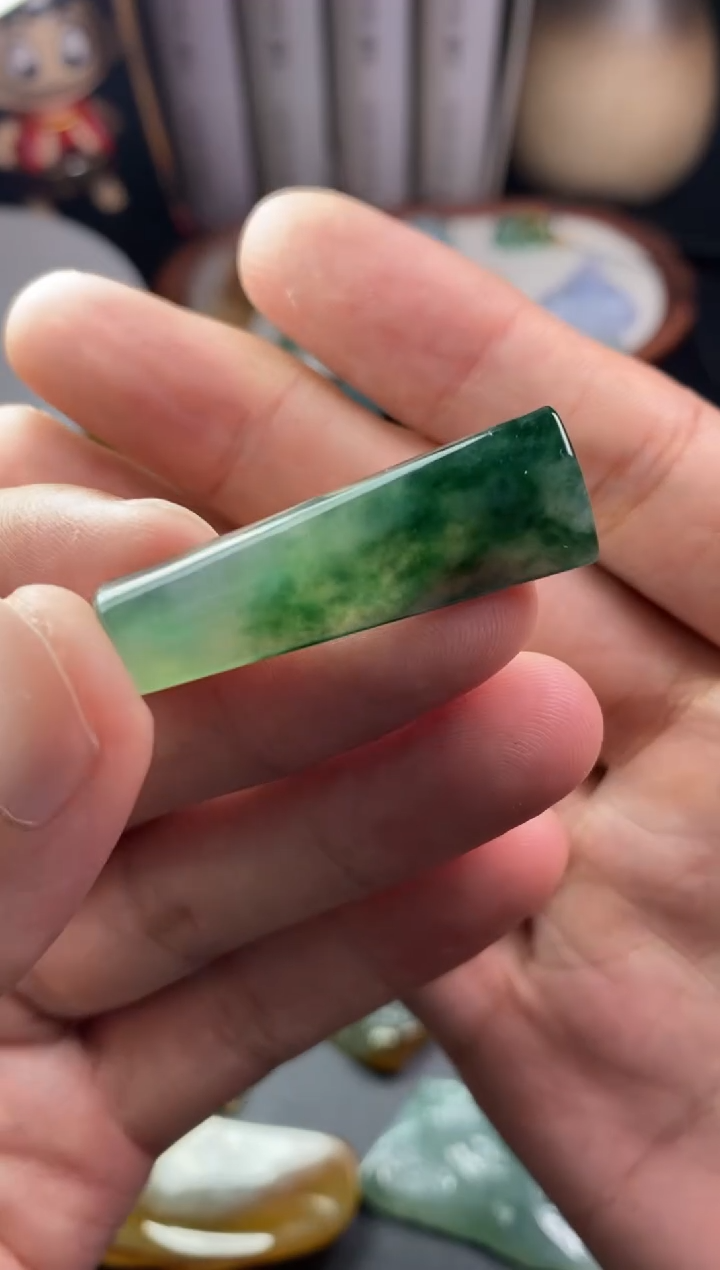 定制翡翠未镶嵌翡翠片料定制未镶嵌7.21-34