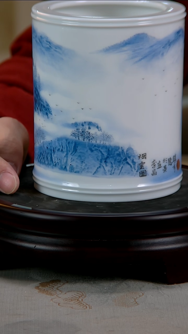 【闪购商品】笔筒陶瓷艺术陶瓷创意