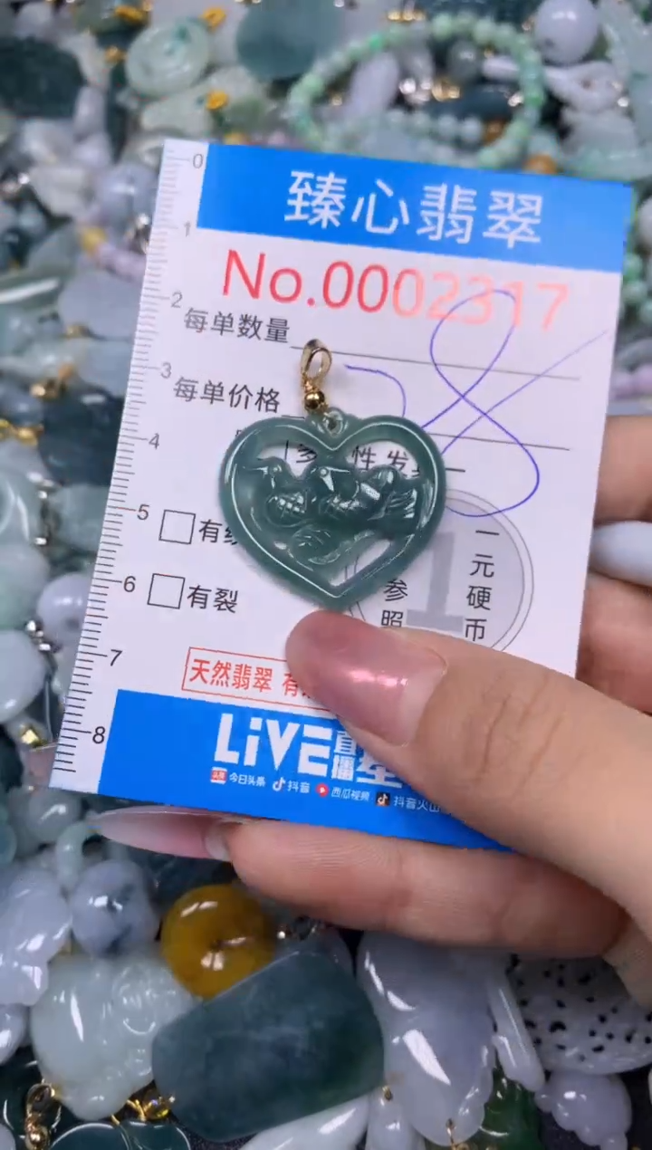 【闪购商品】翡翠颈饰未镶嵌含绳0002317