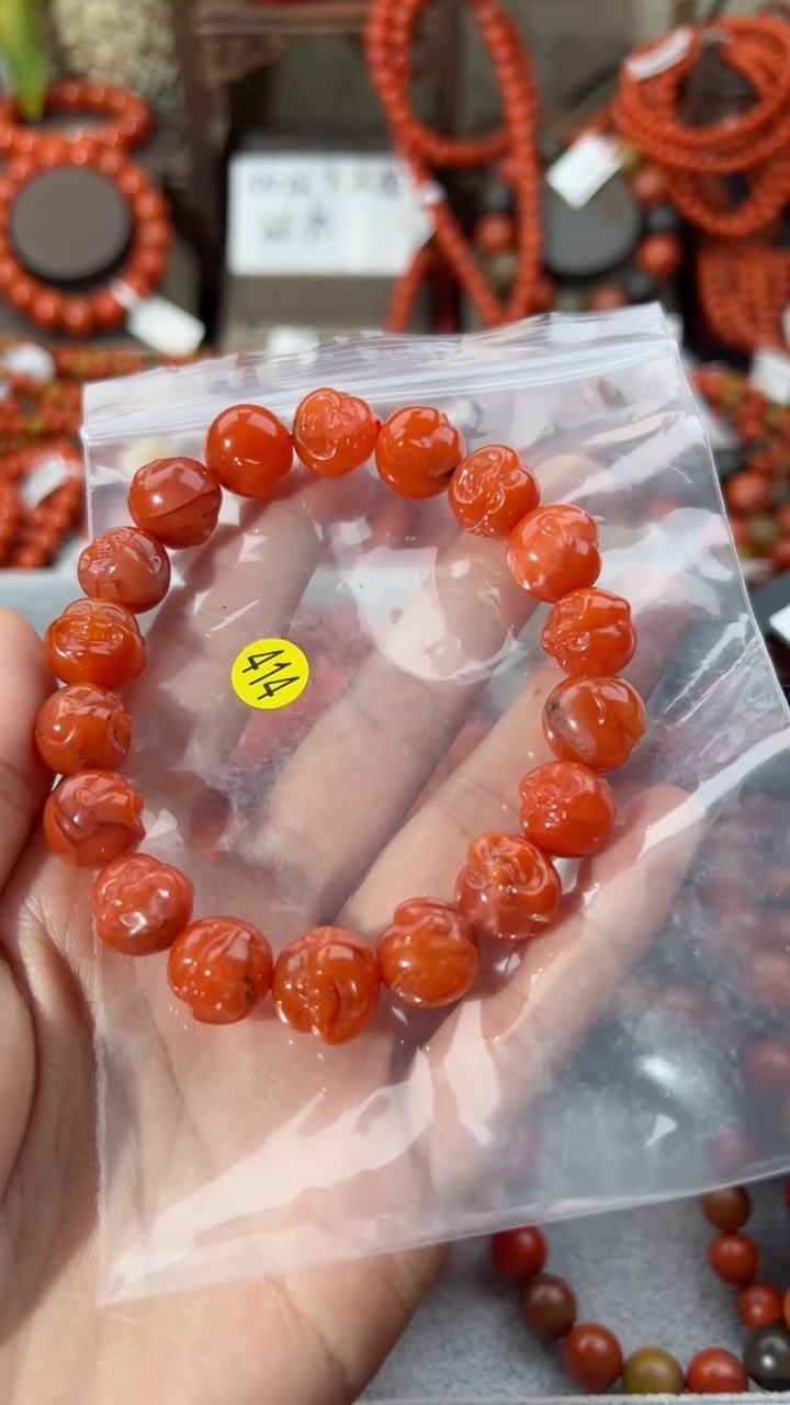 【闪购商品】南红玛瑙手串未镶嵌12