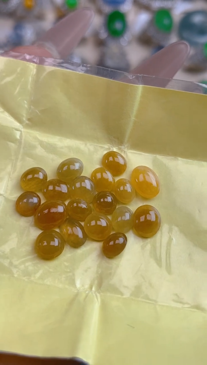 【闪购商品】定制翡翠未镶嵌翡翠裸石蛋面134