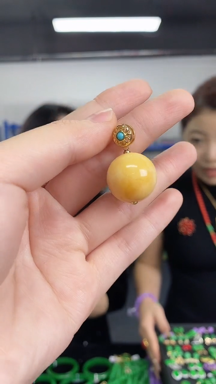 裸石蜜蜡未镶嵌闪购链接 多样性发其一颜色微差