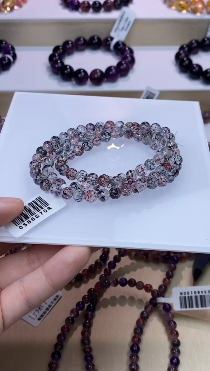 【闪购商品】水晶手链未镶嵌毒液超七多圈6m＋