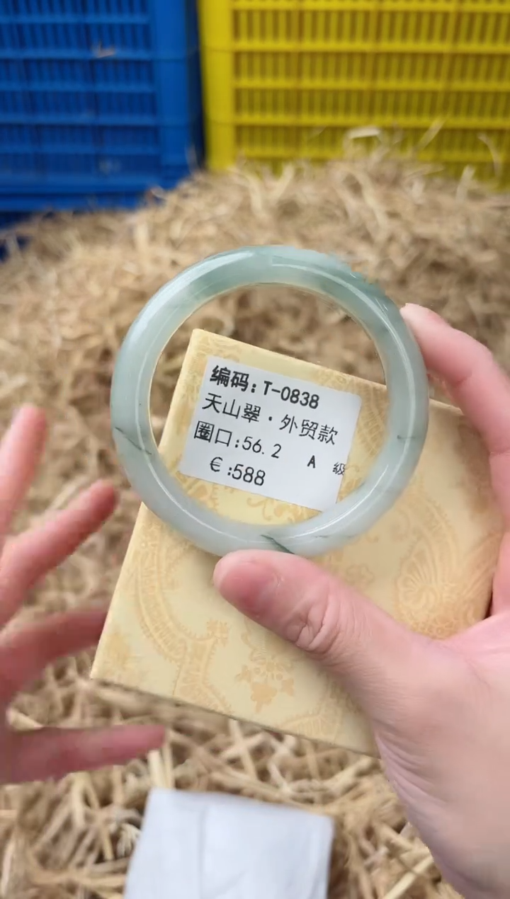 未镶嵌手镯石英质玉T-0838