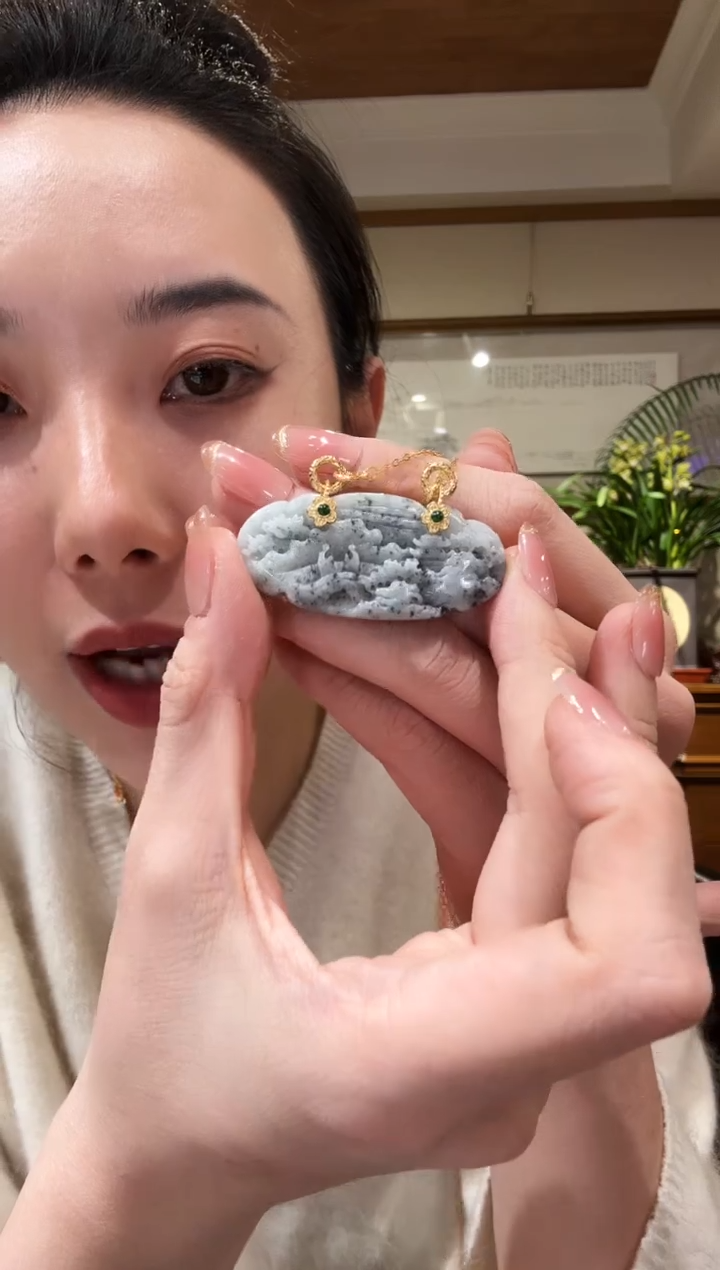 【闪购商品】翡翠颈饰未镶嵌国风