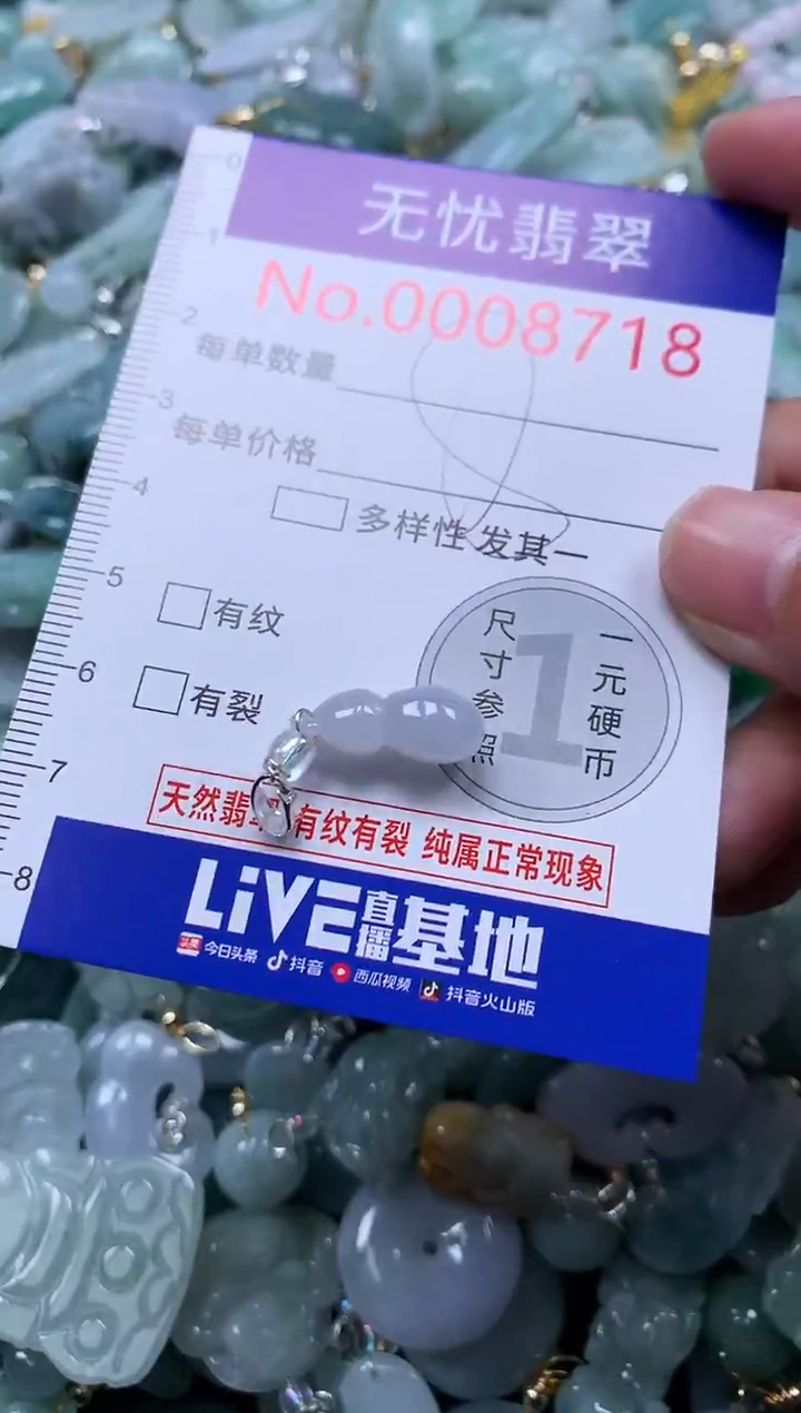 颈饰未镶嵌翡翠8718