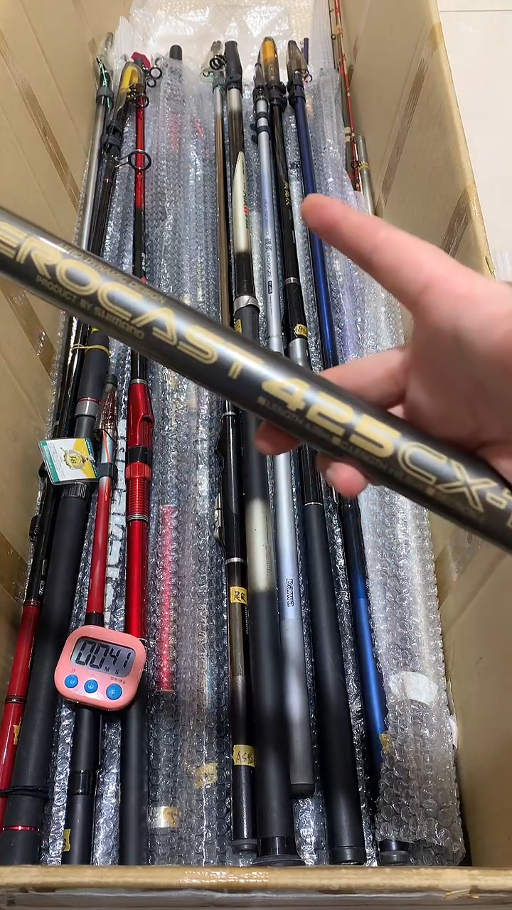 猴***?小李日本中古渔具小李精品鱼竿