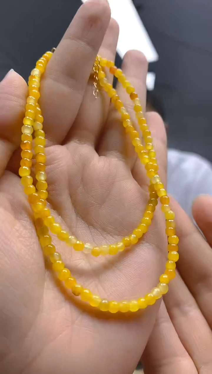 【闪购商品】翡翠耳饰合金0411翡翠锁骨链