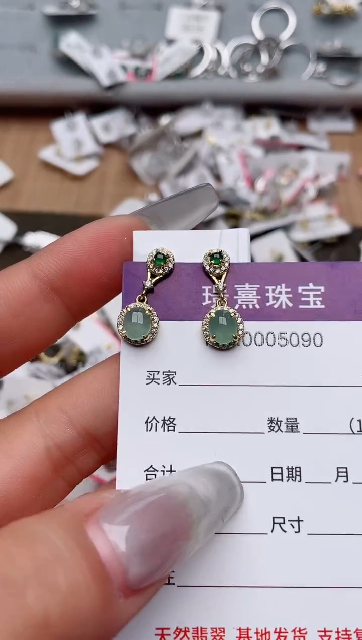 【闪购商品】翡翠戒指银S925镶嵌、