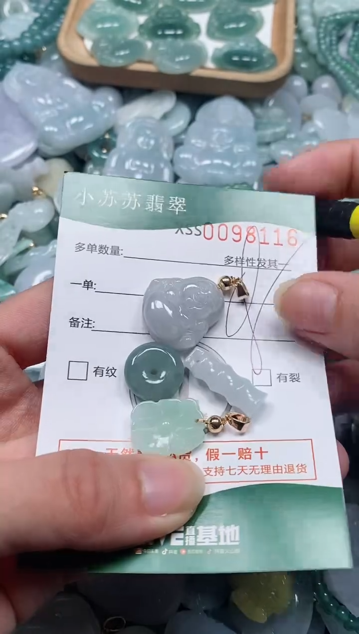 【闪购商品】翡翠颈饰未镶嵌闪购商品0098116