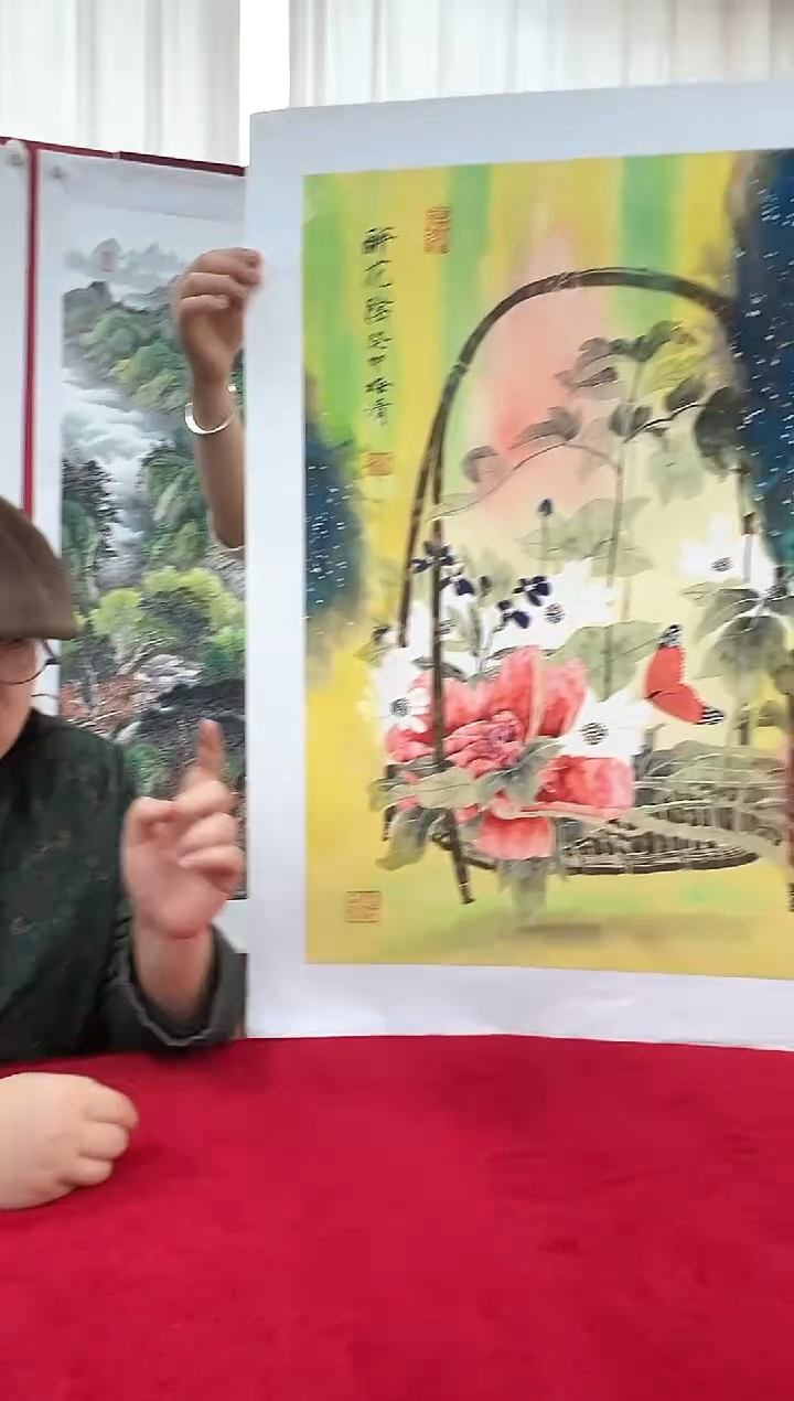 国画梅清老师2.7平尺花鸟作品