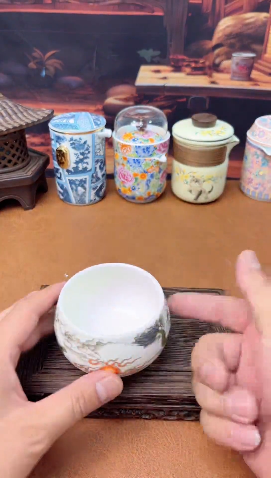 【闪购商品】陶瓷茶具摆件茶叶罐