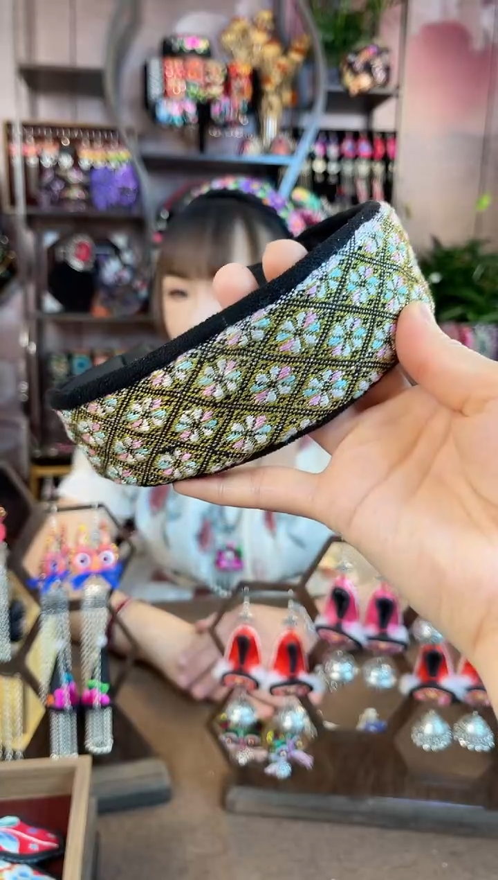 织绣 民族风手工非遗老绣饰品227