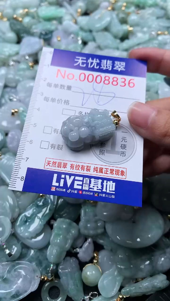 颈饰未镶嵌翡翠8836