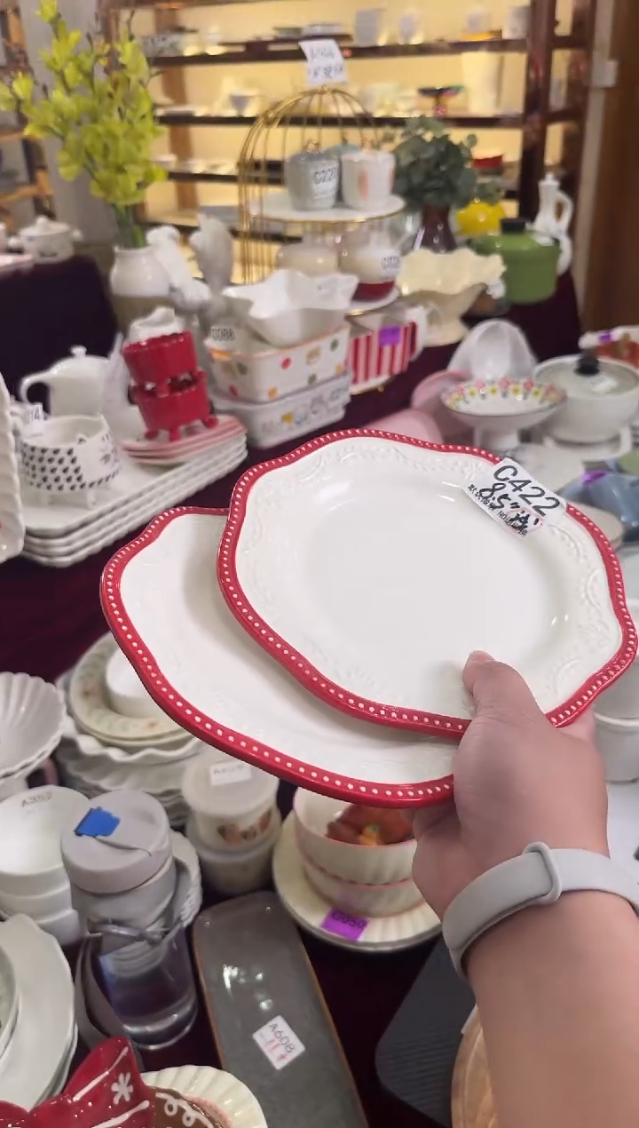 摆件陶C422-2  陶瓷餐具库存微瑕