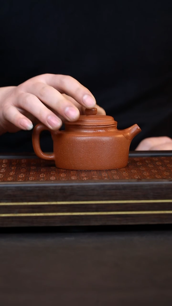 【闪购商品】紫砂茶壶csl   红降坡  德钟