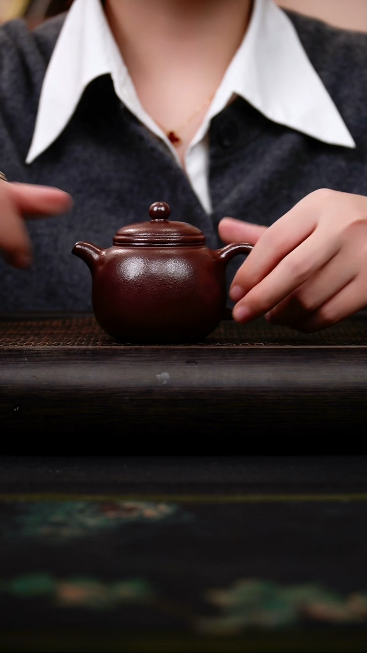 茶壶紫砂天*石红 匏樽
