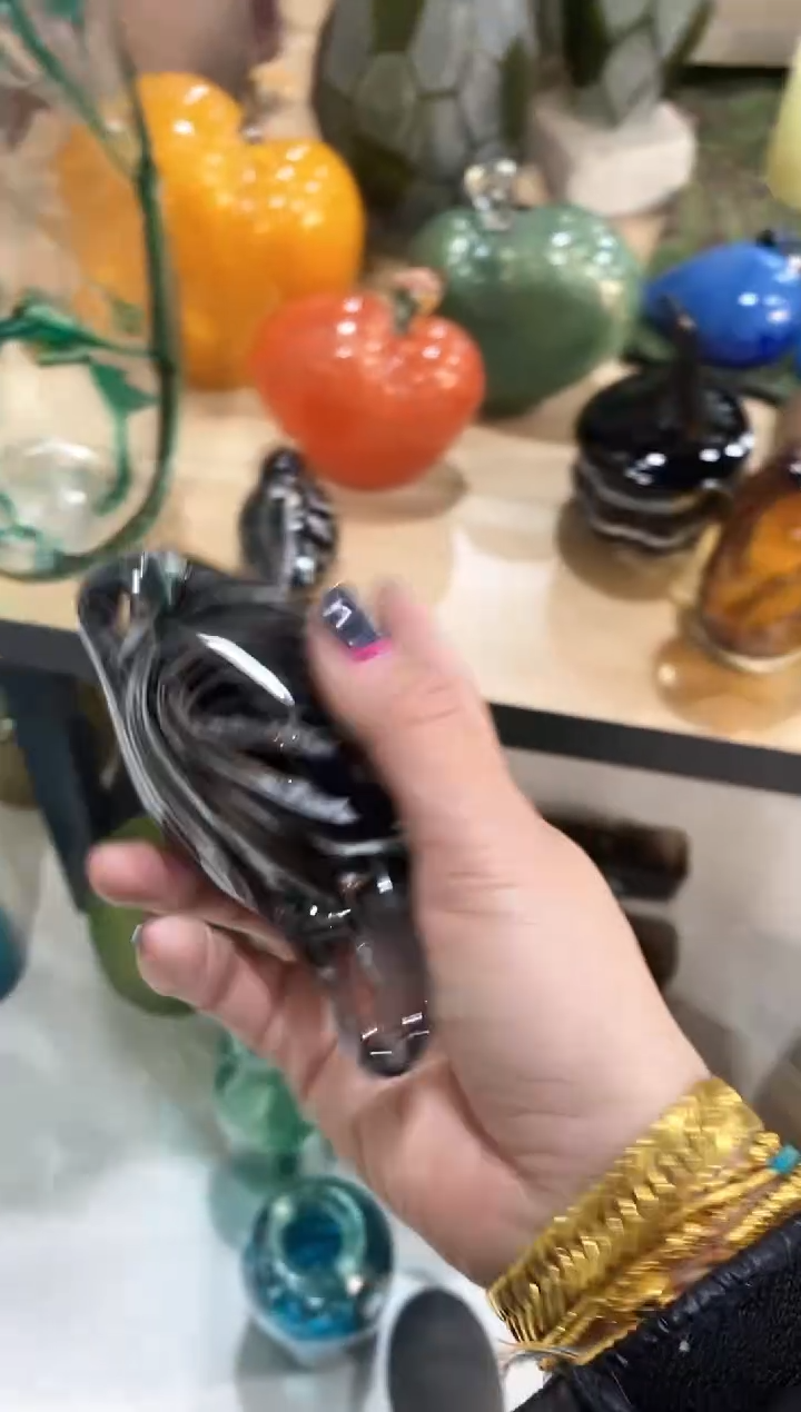 【闪购商品】琉璃慕忆家花瓶黑鸟