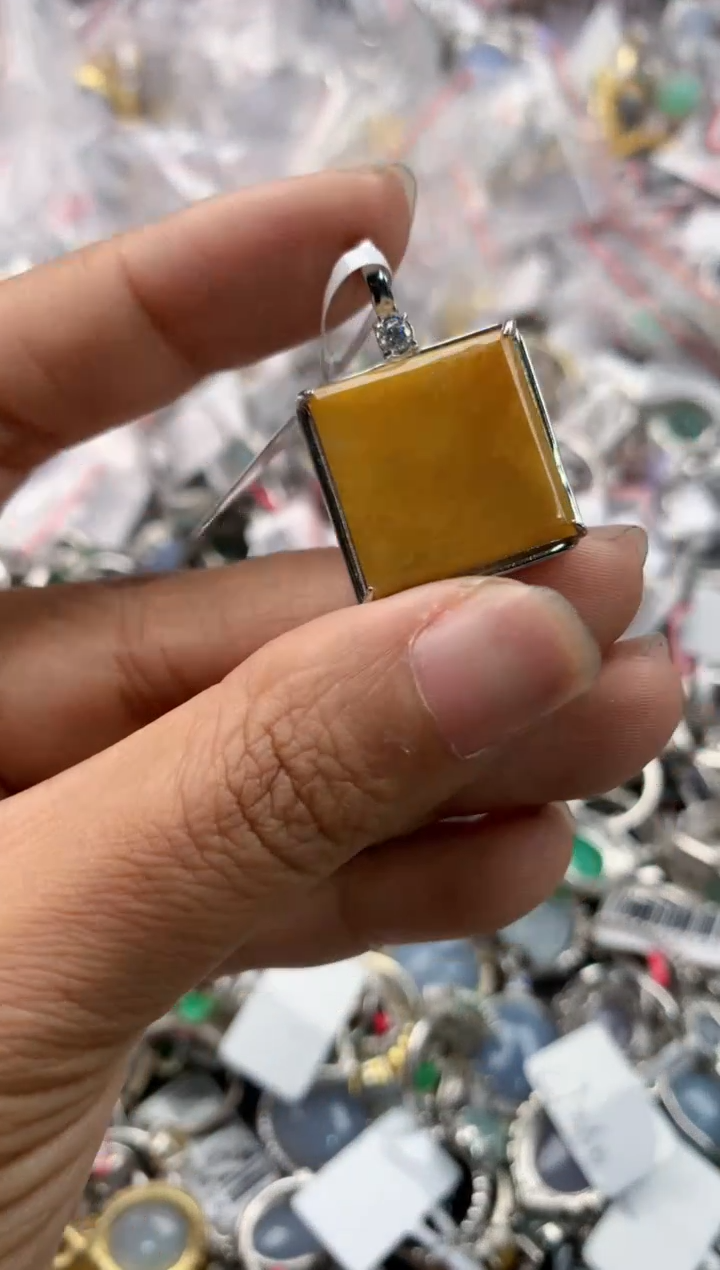 银S925镶嵌戒指翡翠888----10