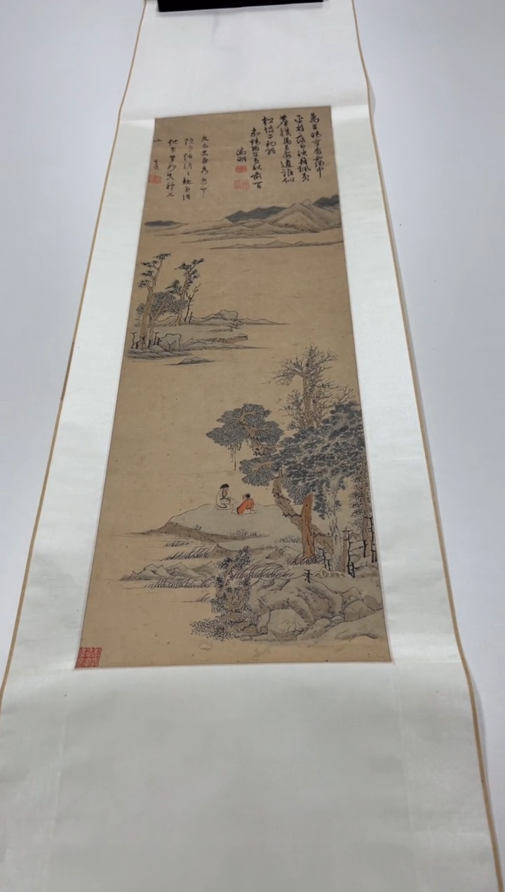 【复刻品】文徵明 松坡叙旧
