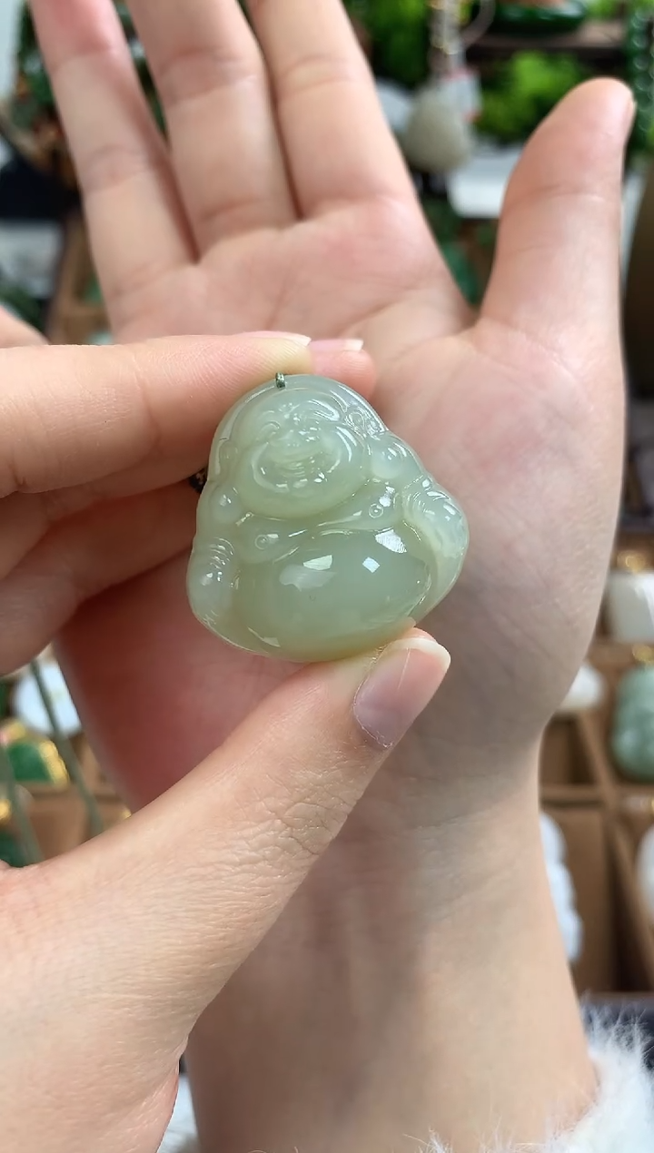 【闪购商品】和田玉颈饰未镶嵌吊坠30mm