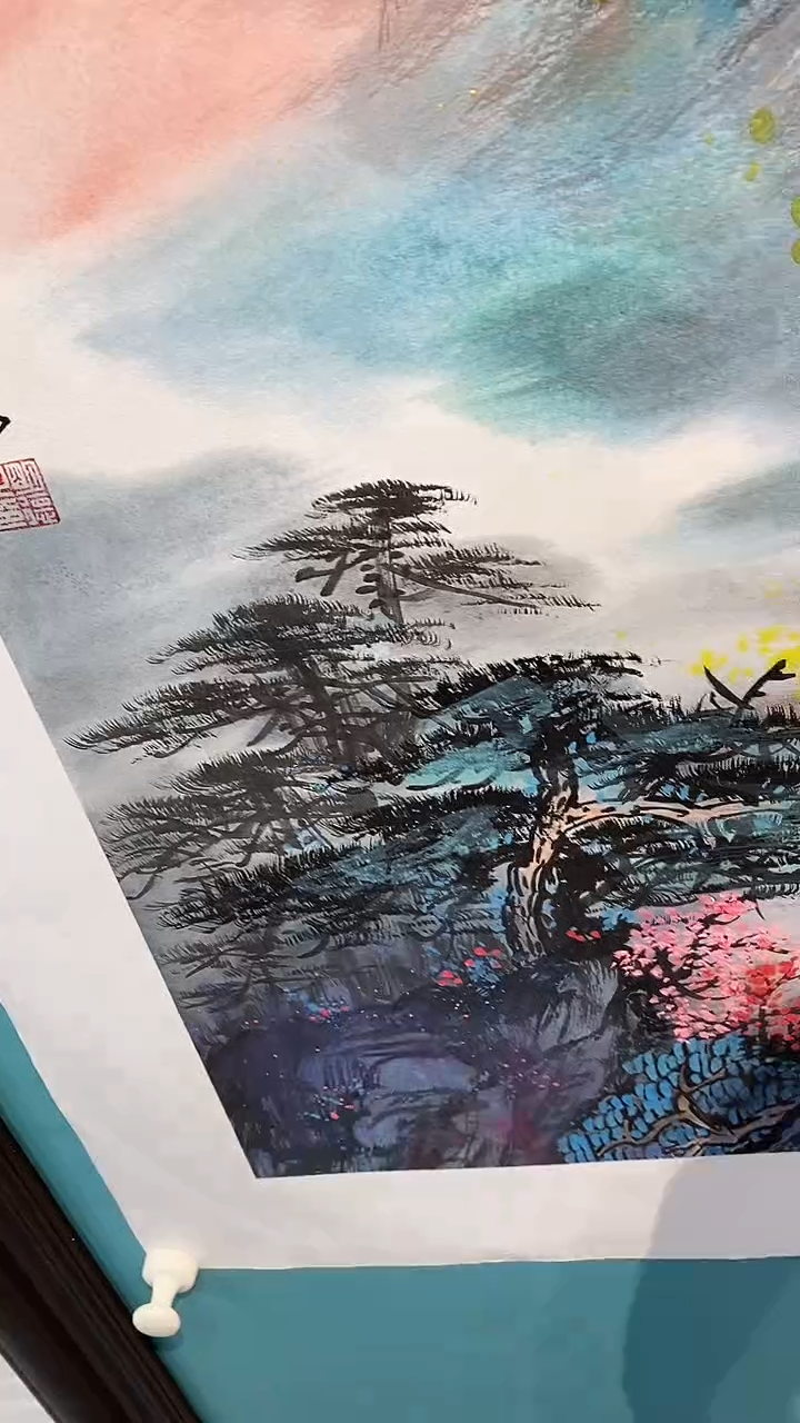 国画画都展厅明德老师国画作品15