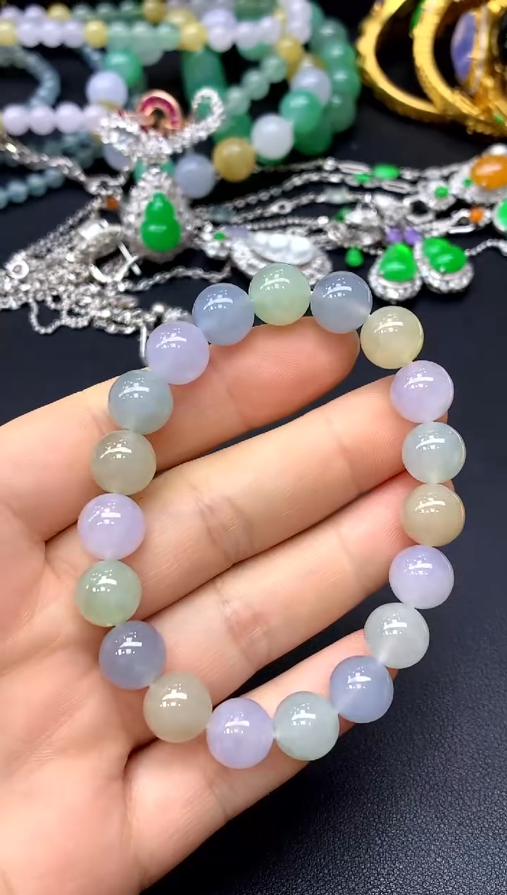 未镶嵌手链翡翠223-中国好珍宝