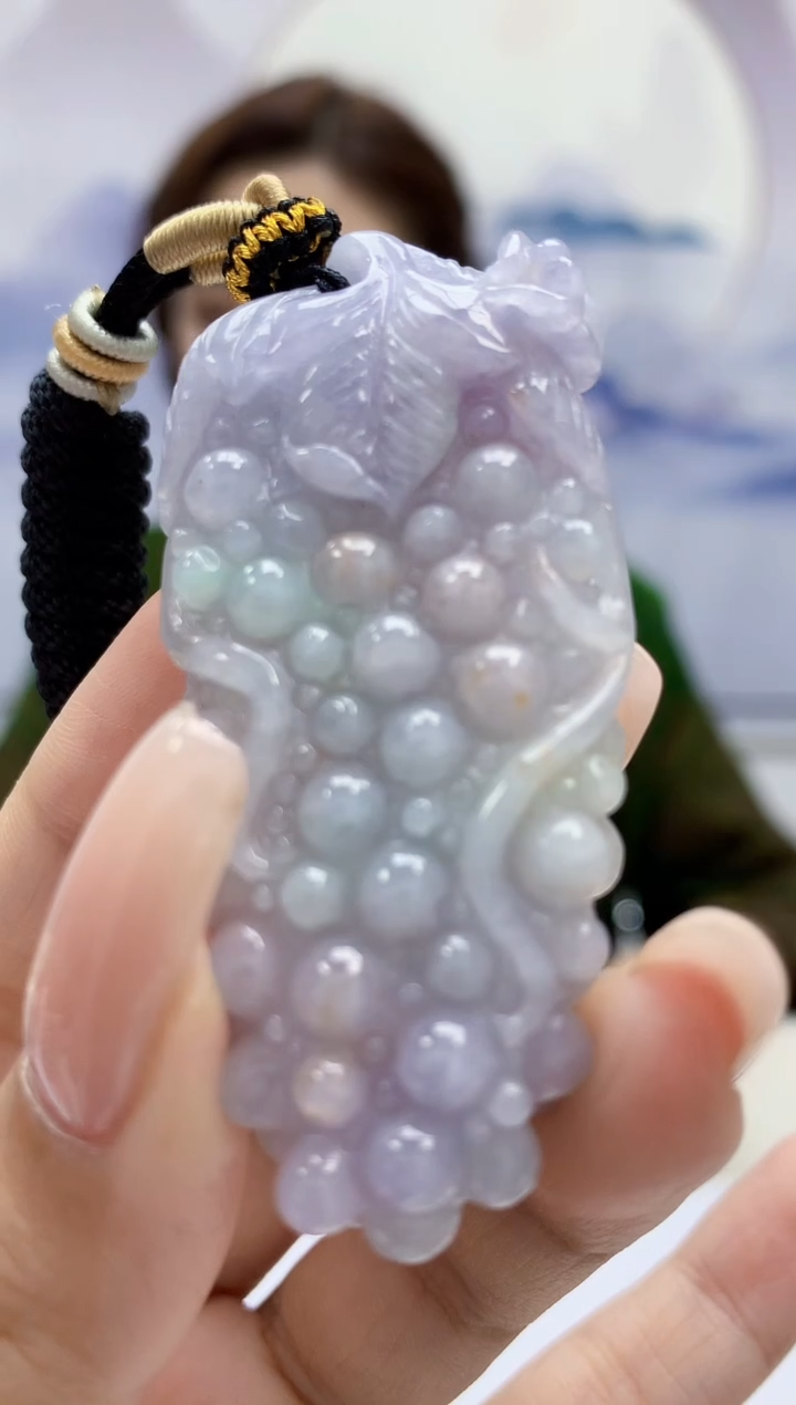 定制翡翠未镶嵌4829xx-毛货挂件48