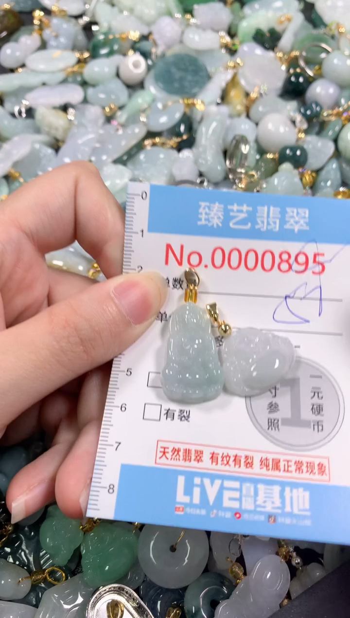 吊坠(不含链)未镶嵌翡翠895