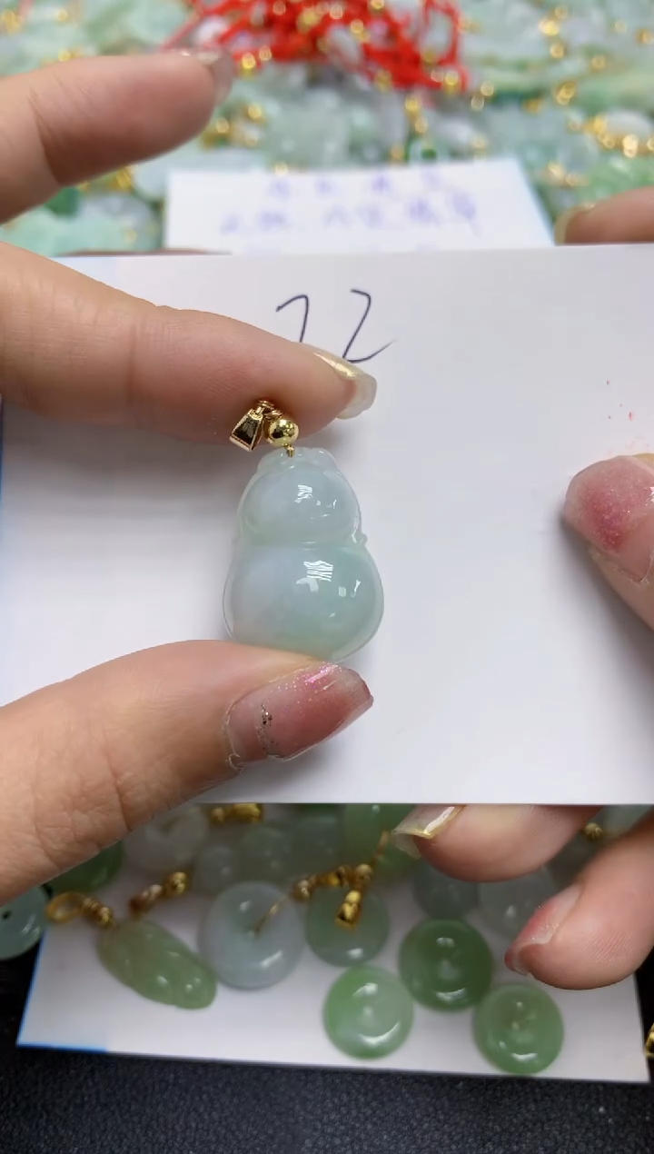 【闪购商品】翡翠颈饰合金天然翡翠A货