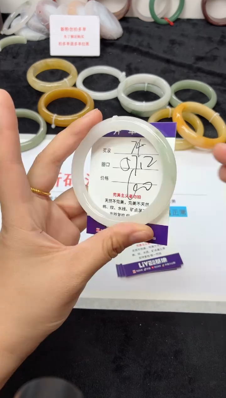未镶嵌手镯石英质玉74