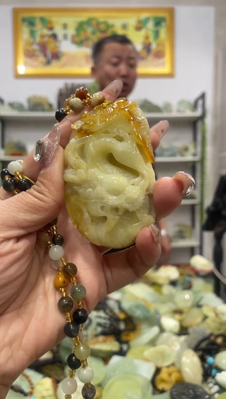 【闪购商品】岫玉吊坠未镶嵌             