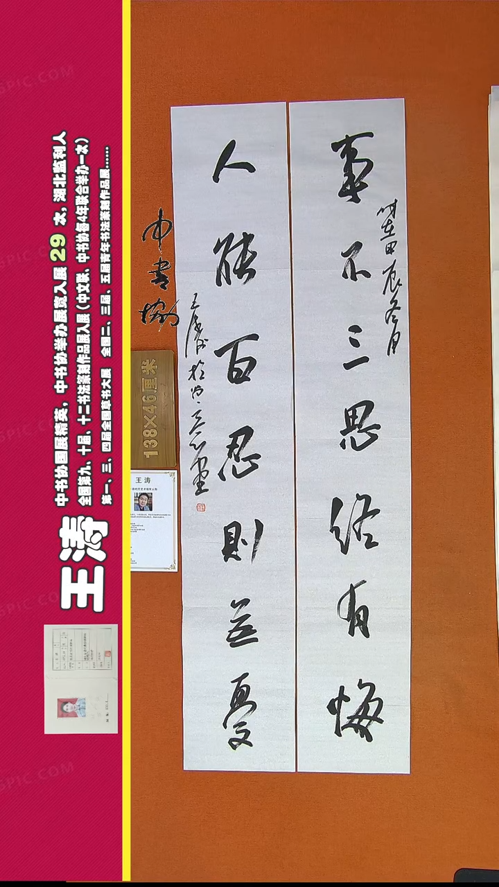 【闪购商品】书法24王涛书法作品